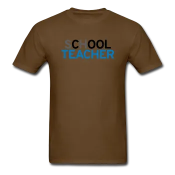 "sChOOL Teacher" - Men's T-Shirt