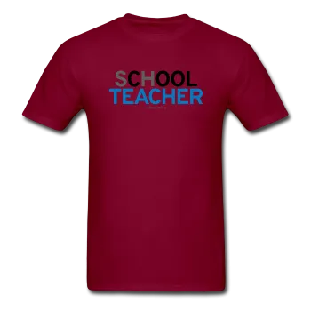 "sChOOL Teacher" - Men's T-Shirt