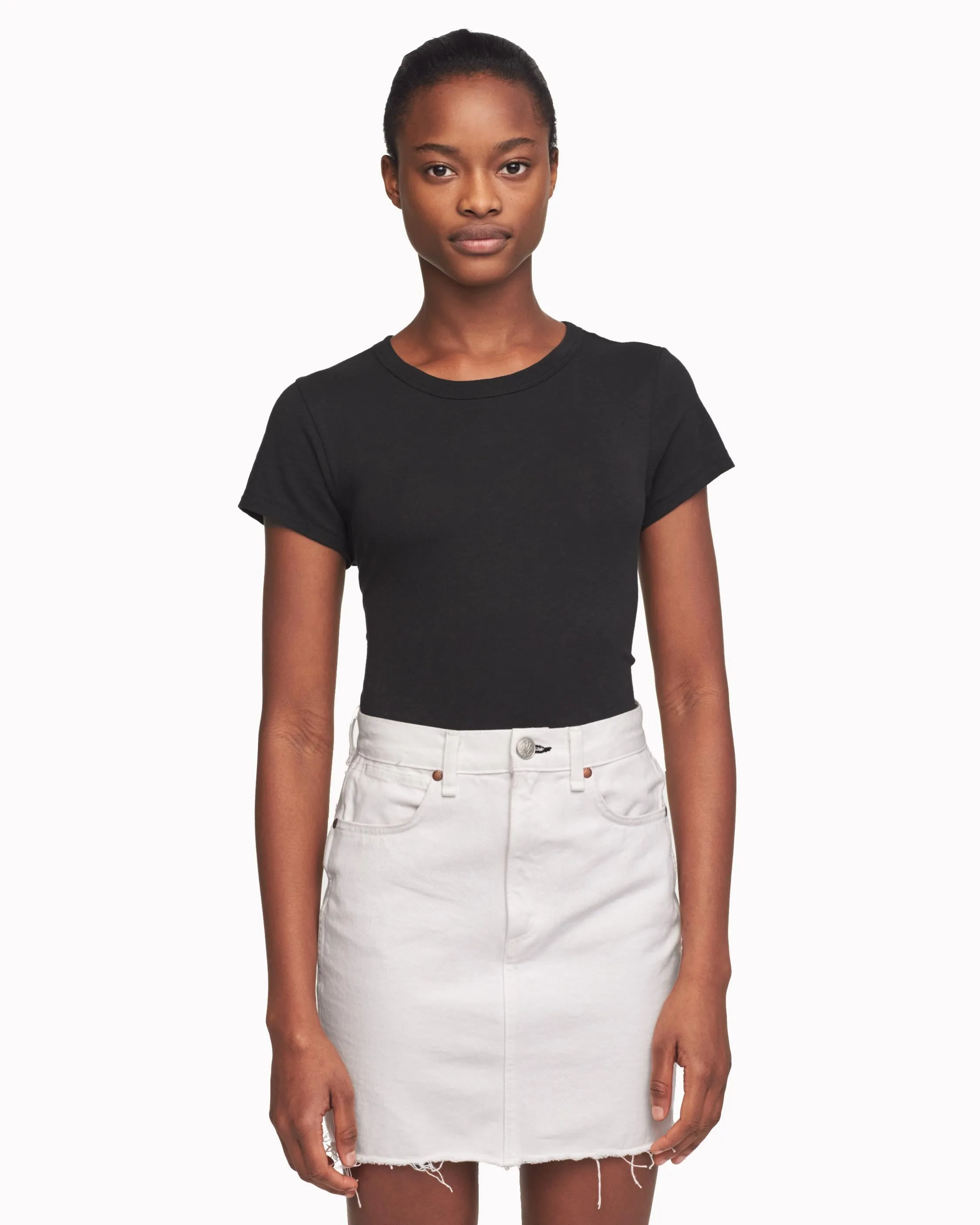 Rag & Bone - Moss Skirt in White