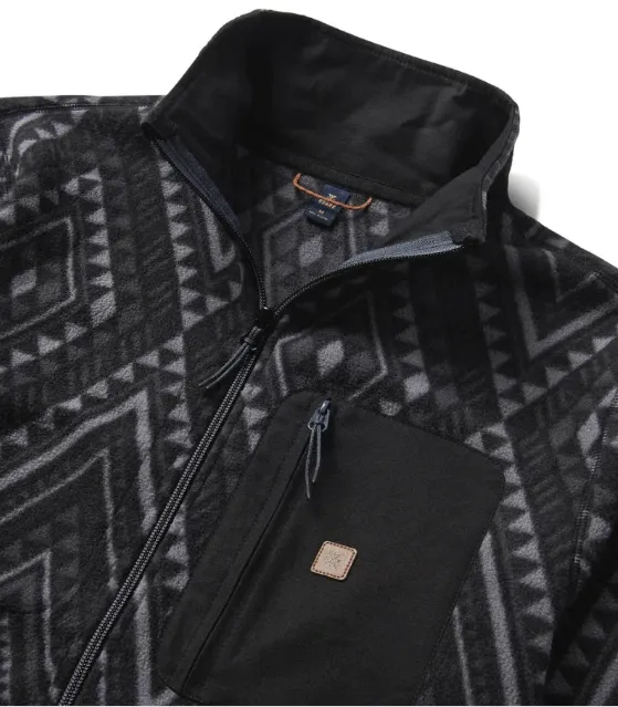 ROARK - Landfall Manawa Tapu Fleece - Black Print