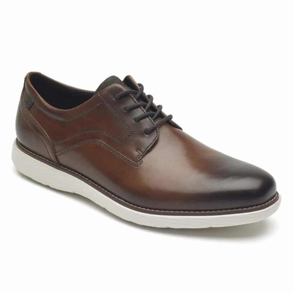 Rockport Men GARETT PLAIN TOE COGNAC