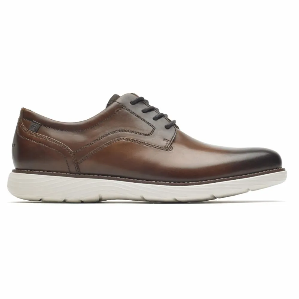 Rockport Men GARETT PLAIN TOE COGNAC