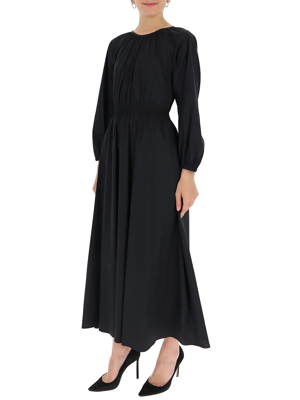 'S Max Mara Ruched Maxi Dress