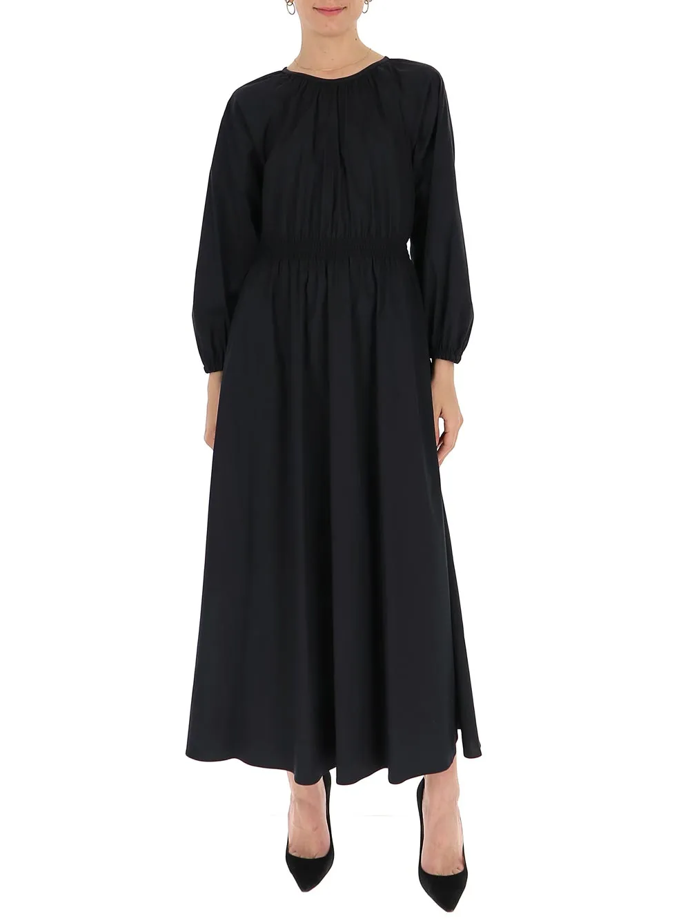 'S Max Mara Ruched Maxi Dress