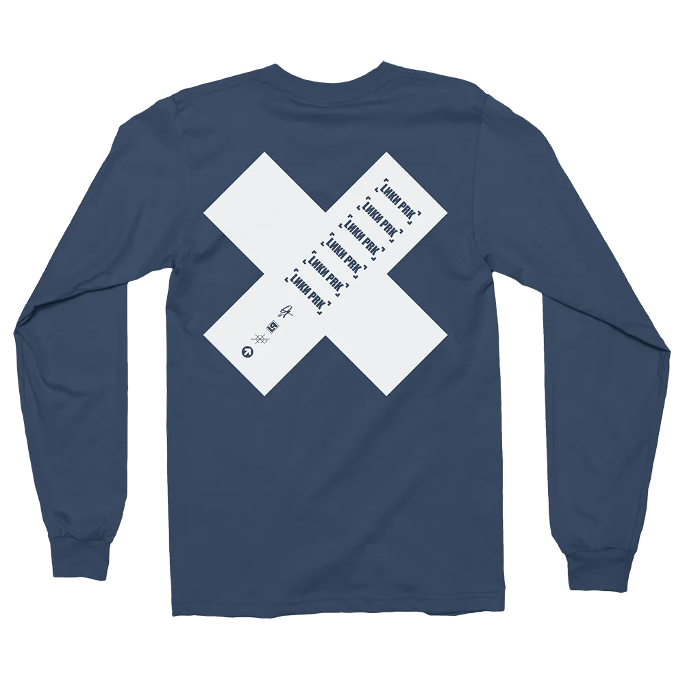 Side Street Soldier Logo X Navy Long Sleeve