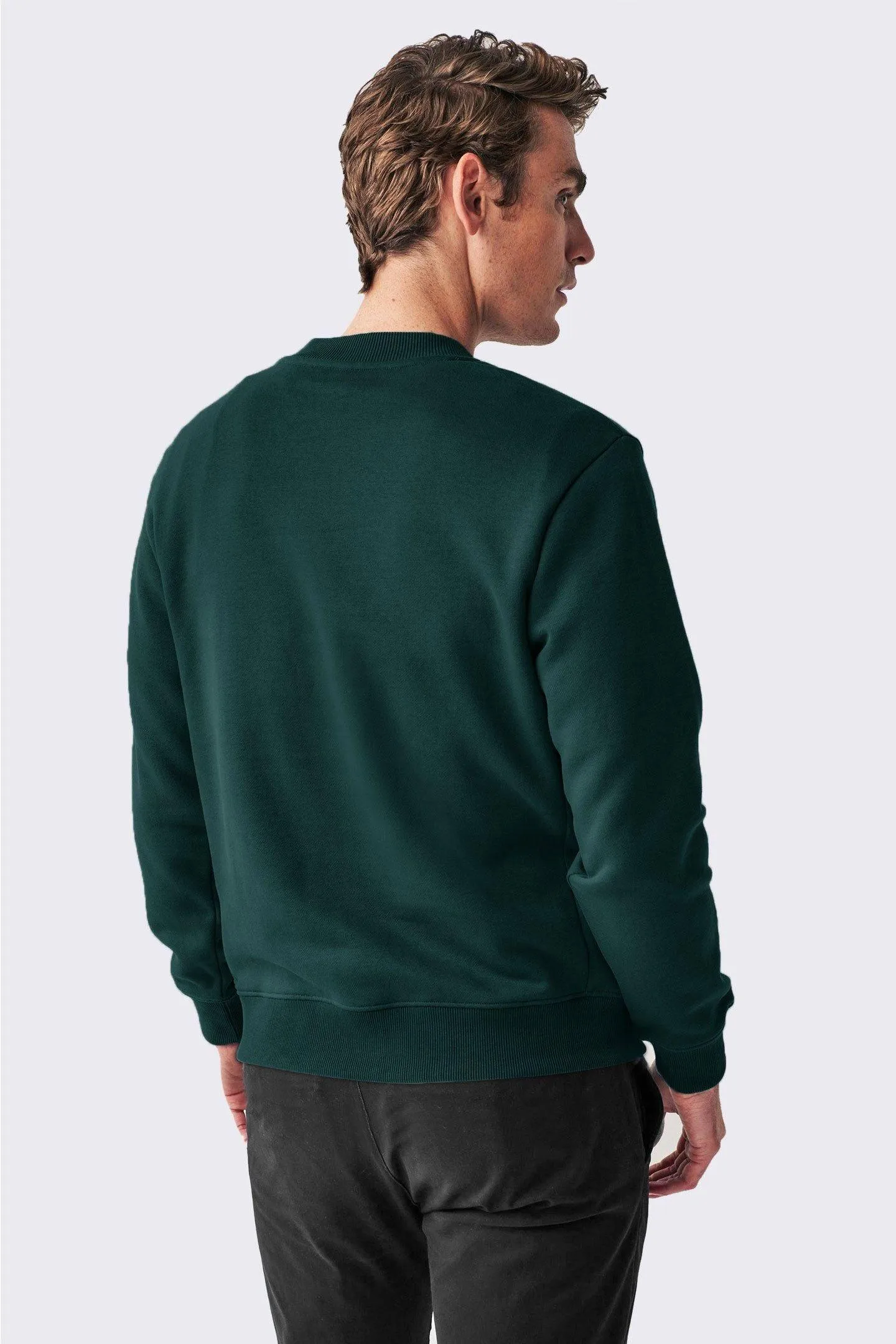 Teal Printed Sweatshirt