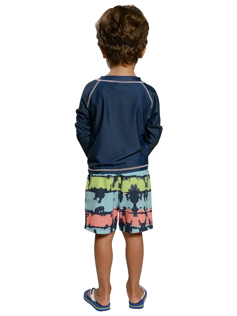 Toddler boys rash guard set