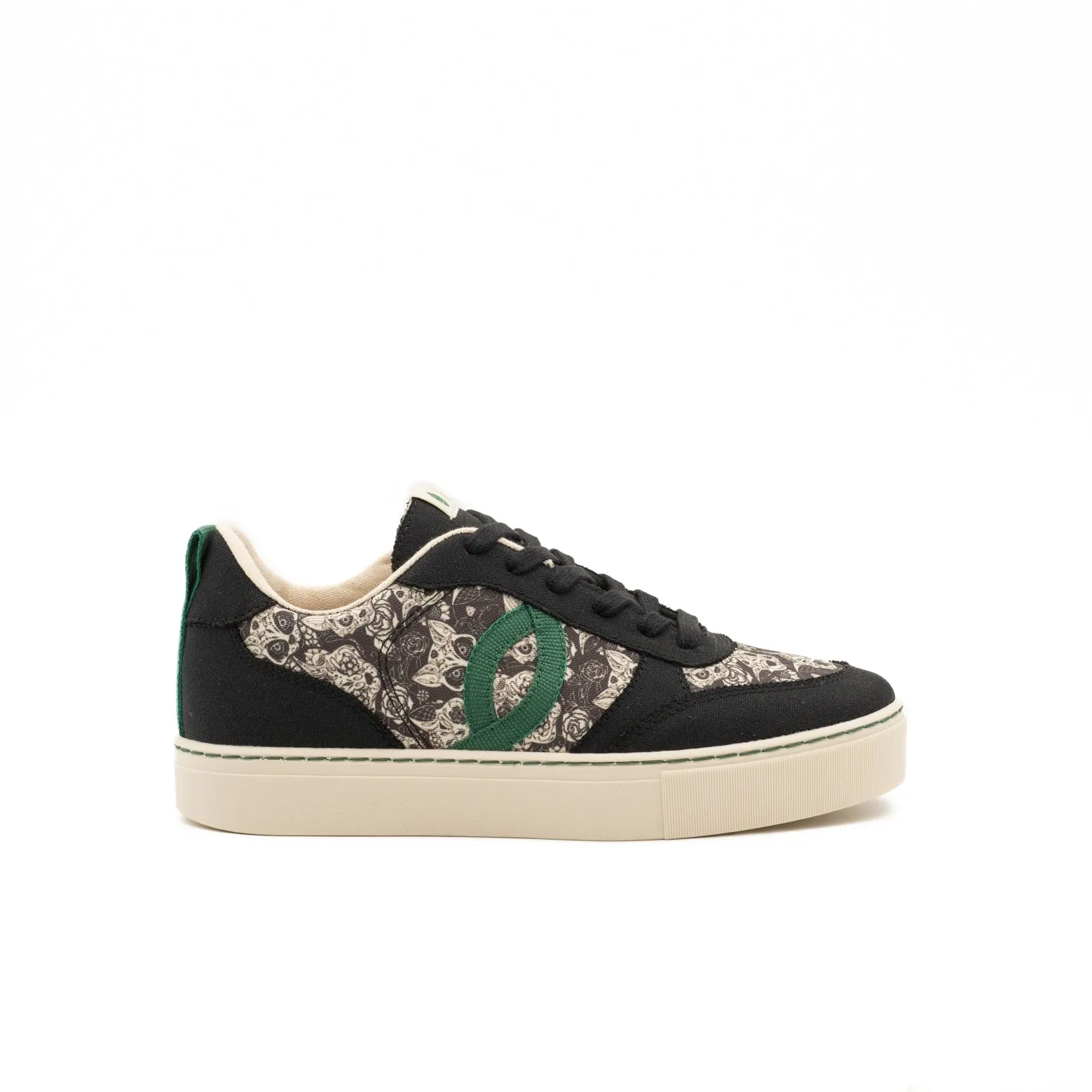 Vegan sneaker Black / Mexican kittens SON017