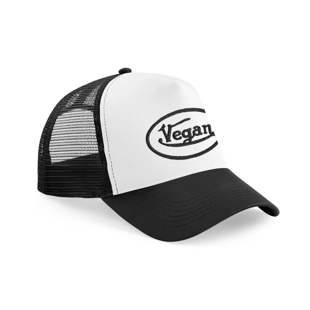 Von Vegan Trucker Hat - Black/White