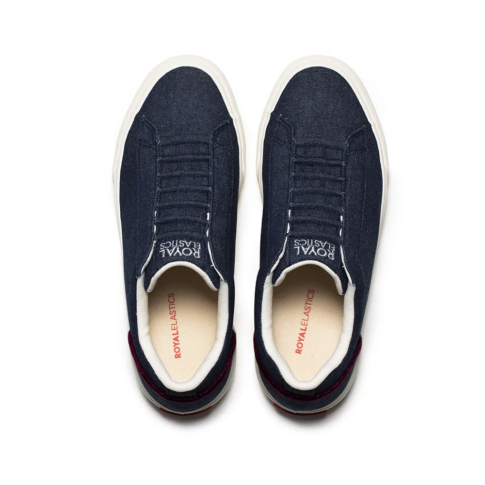 Women's Cruiser Navy Blue Nylon Low Tops 90603-556