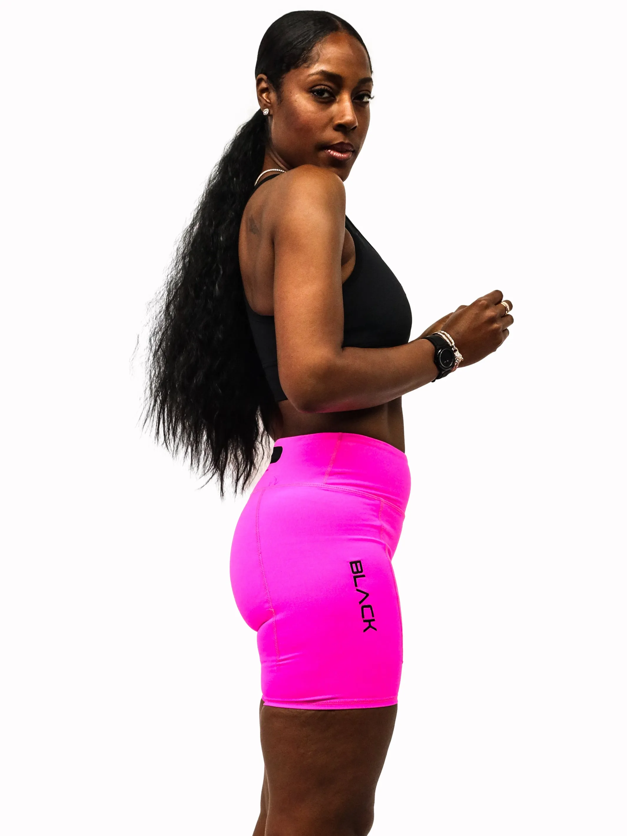 Women's Neon Biker Shorts