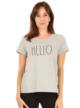 Women's "HELLO" Short Sleeve Icon T-Shirt